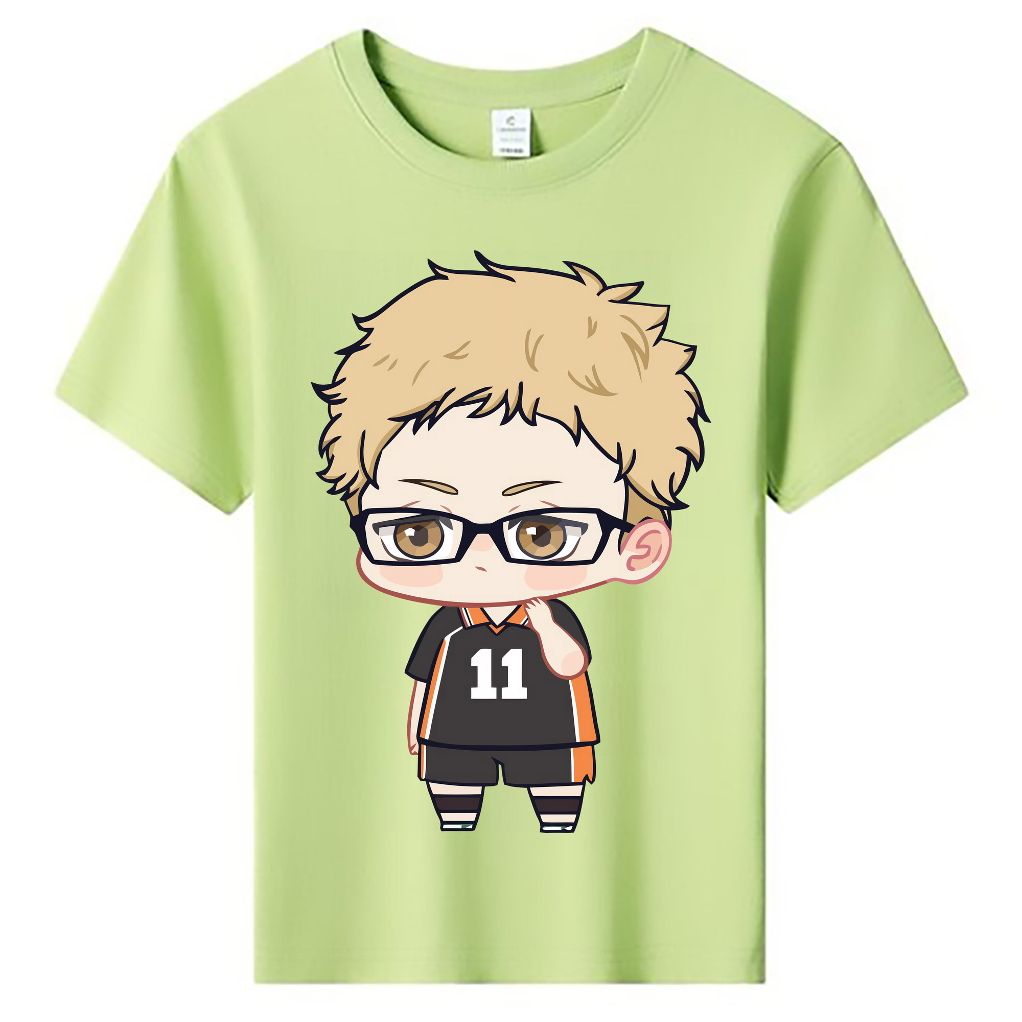 （画像用） ハイキュー!! Haikyu!! 綿100％キッズTシャツ（フロントプリント）